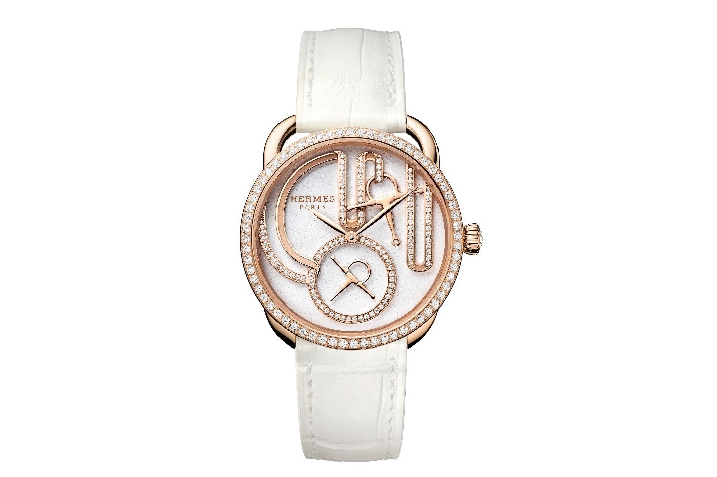 エルメスの腕時計「アルソー」シルクスカーフ《グラン・トゥラララ》の