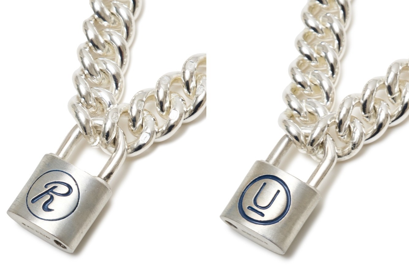 アンダーカバー×バニー「南京錠」シルバーアクセサリー、ロゴ入り