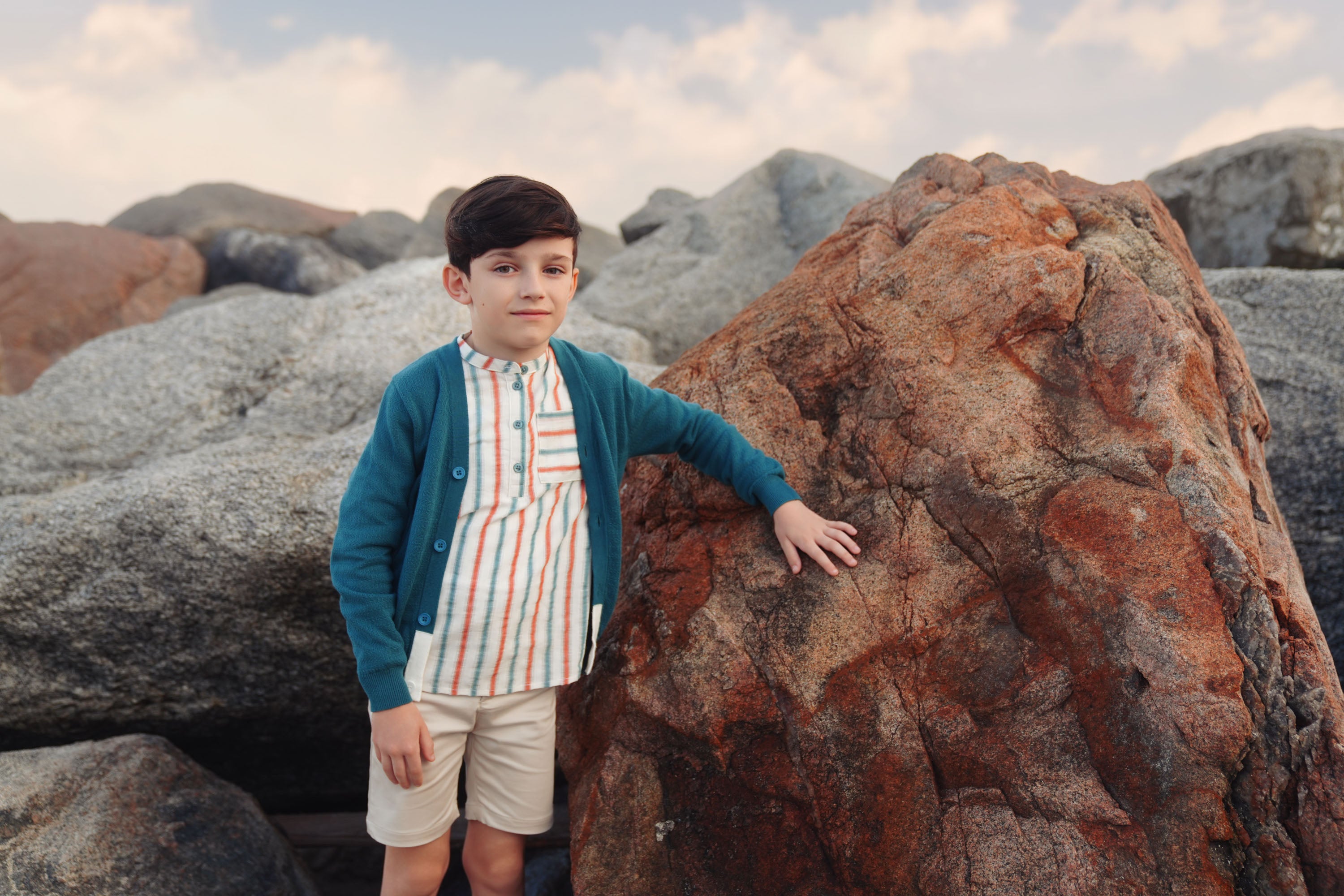 Jack dark teal cardi by Motu – Flying Colors