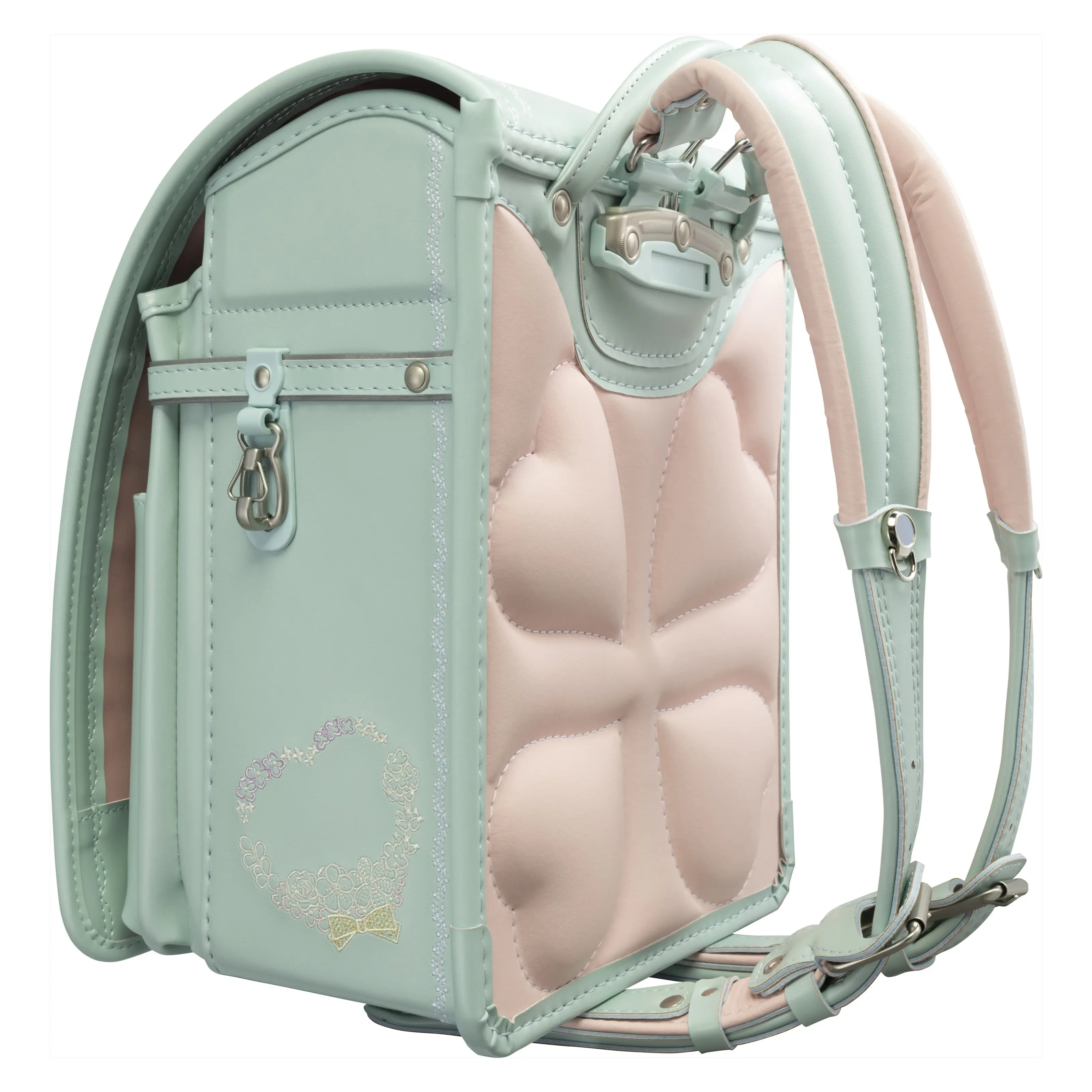 ルル・フラワー軽量／安ピカッ／楽ッション フィットちゃんランドセル