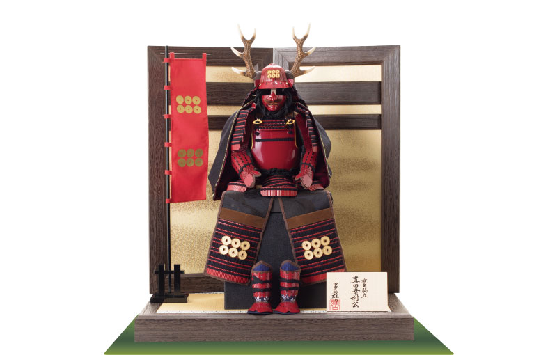 ねこ武将∠(｀∇´)ゝ まる白猫 赤甲冑 赤兜(真田形) 大一点のみ 【公式