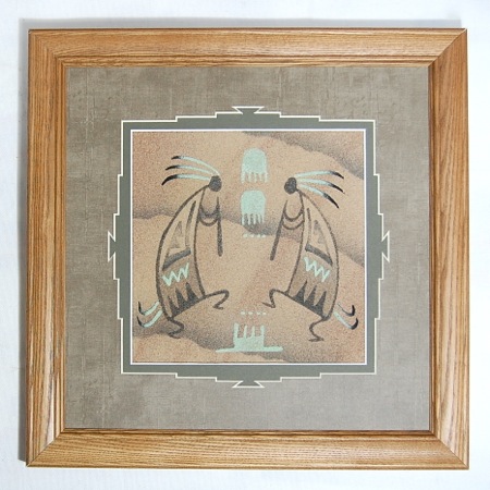 アメリカ先住民ナバホの砂絵 SP11