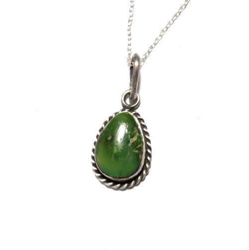 ターコイズペンダント インディアンジュエリー ナバホ族アーチスト