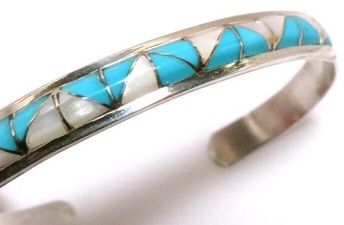 インディアンジュエリー ズニ族バングル ブレスレット