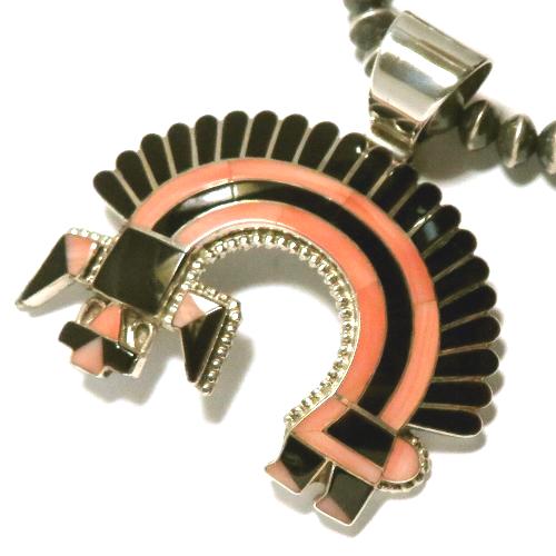 インディアンジュエリー / インレイ・ペンダント