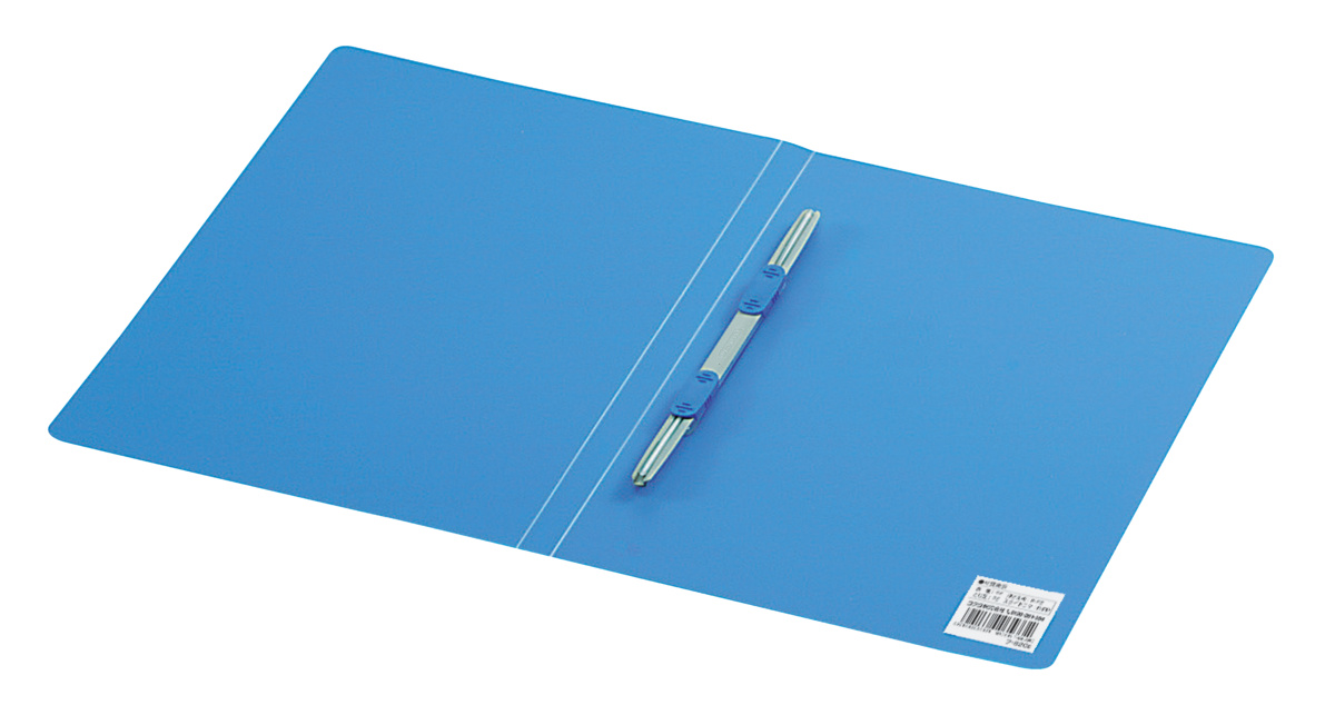 レターファイルPPシート表紙A4縦 12mmとじ2穴青｜文具｜コクヨ