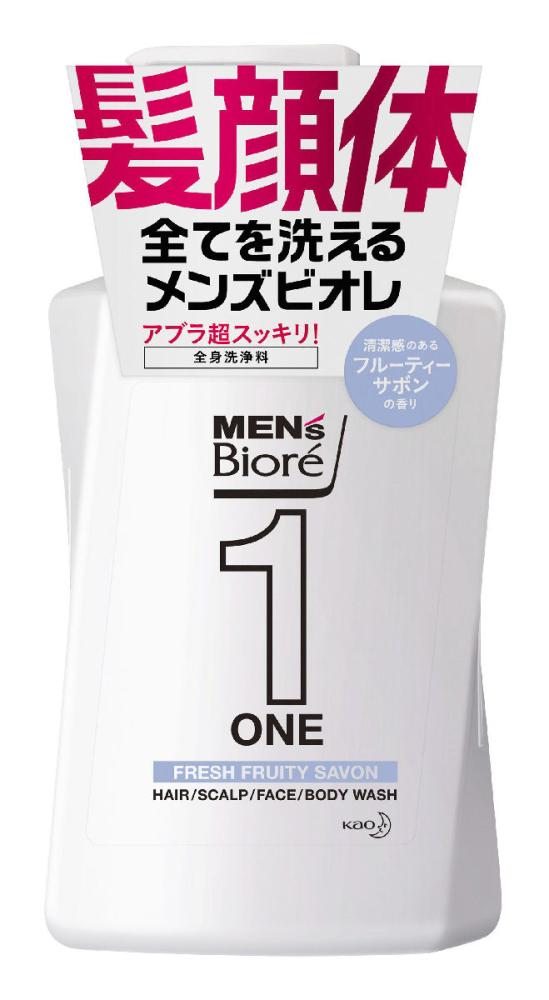 花王 メンズビオレONE オールインワン全身洗浄料 ハーバルグリーン