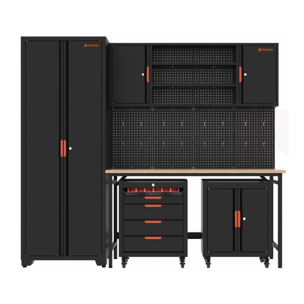 システムガレージ 収納キャビネット 5点セット 幅2360×高さ