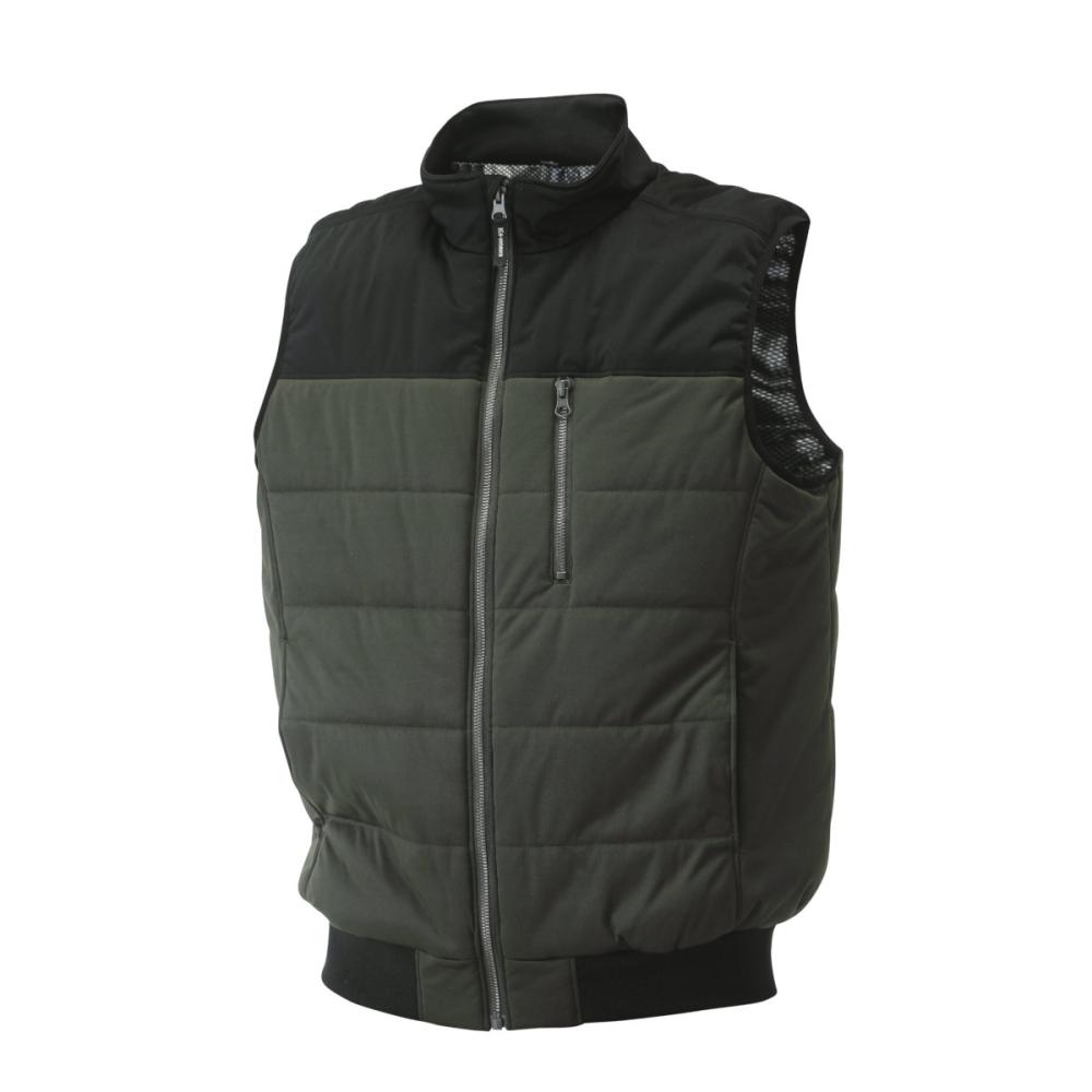 K＋WORKS 裏アルミ ストレッチベスト チャコール LL の通販