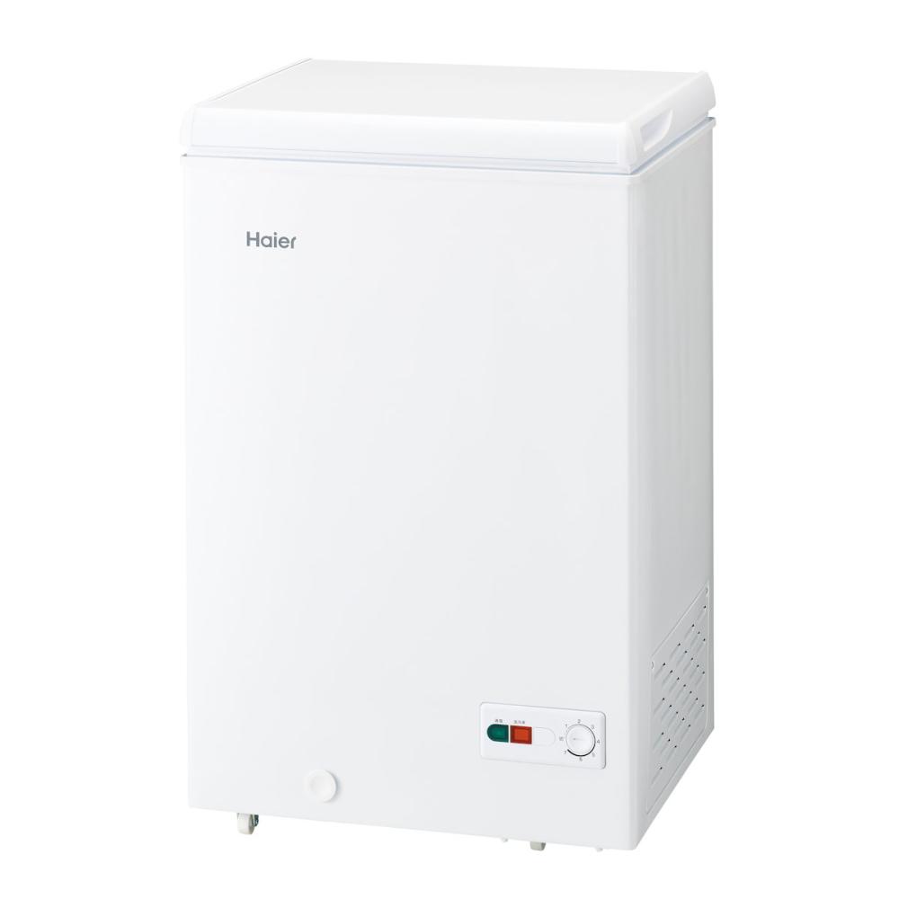 ハイアール フリーザー 上開き冷凍庫 100L ホワイト JF