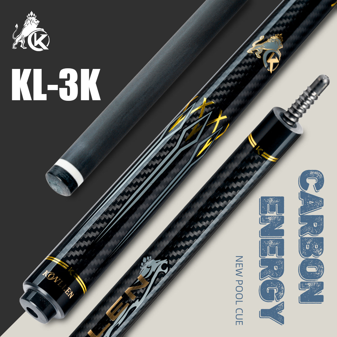 Konllen Dynasty Series Pool Cue – AK-3K | KONLLEN billiards