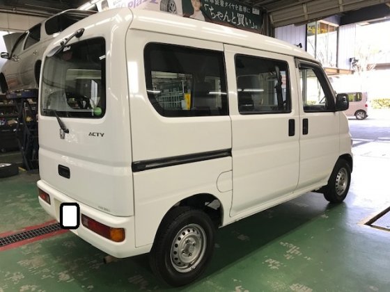 中古車HH5ホンダ・アクティバンSDXお渡し アクティバン ホンダ