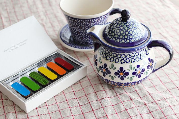 ティーポット（小）ポーリッシュポタリー(ポーランド食器)