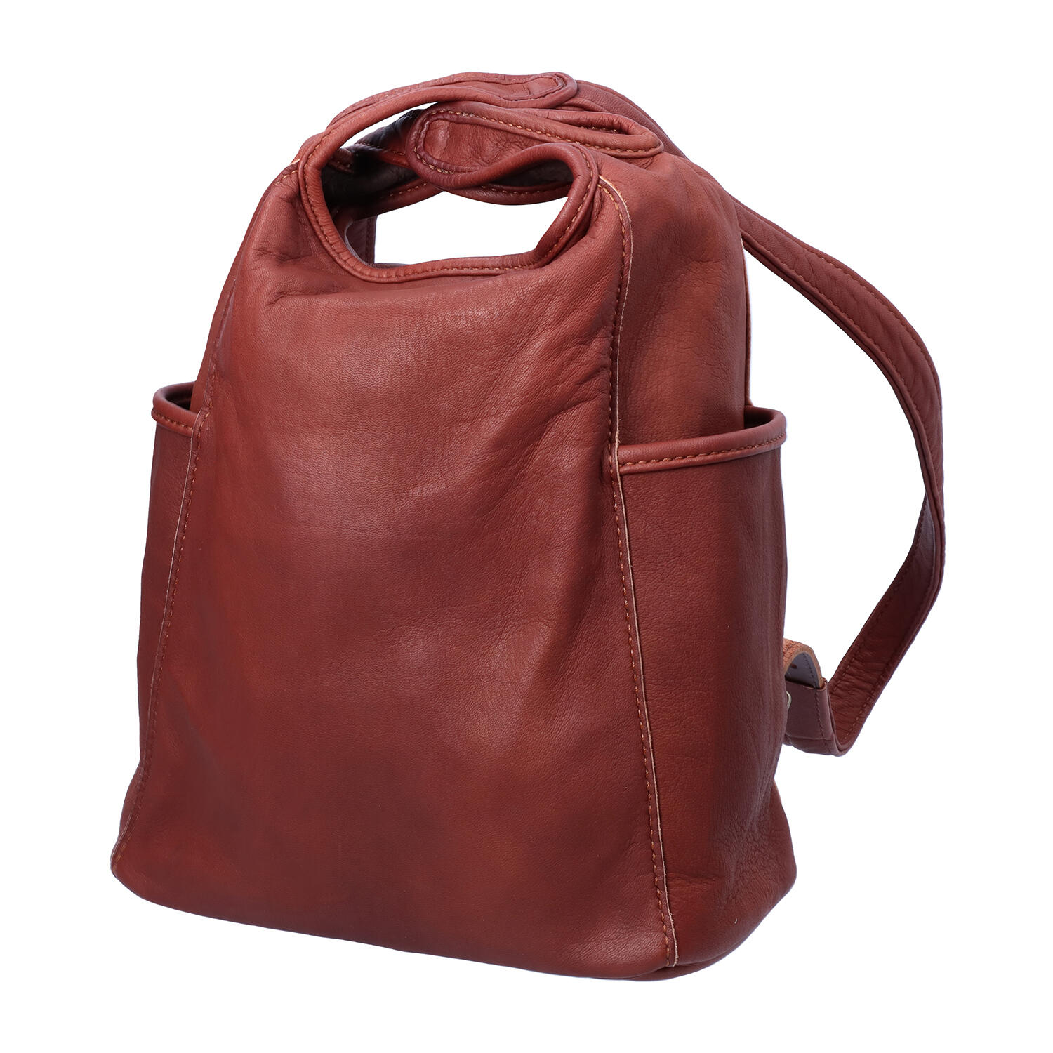 総手縫い 鹿革 2WAY リュックサック | 株式会社 KAZINO leather works