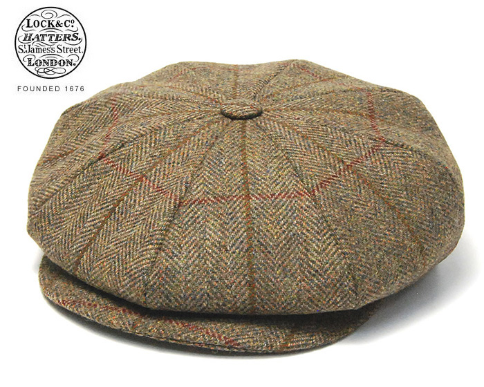 イギリス王室御用達 Lock&Co.Hatters(ジェームスロック) ツイード8枚