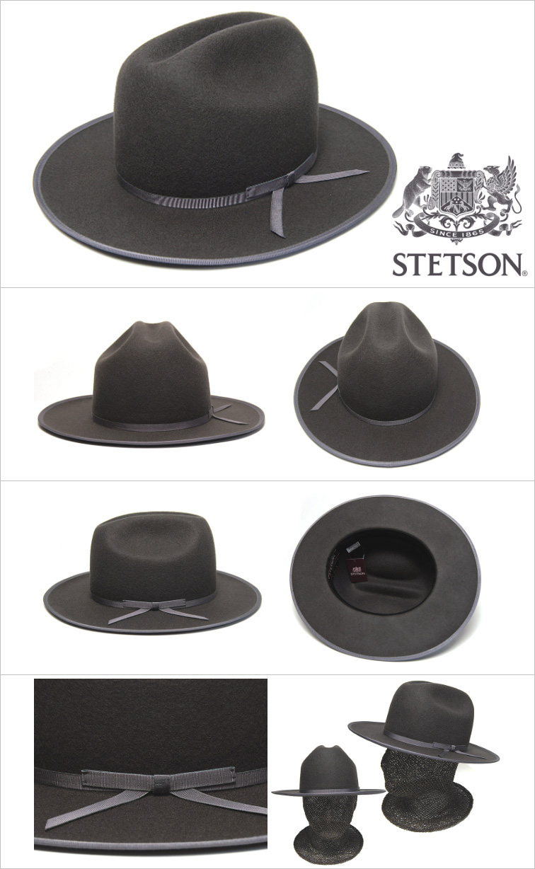 STETSON(ステットソン) ウールフエルト中折れ帽 OPEN ROAD オープン