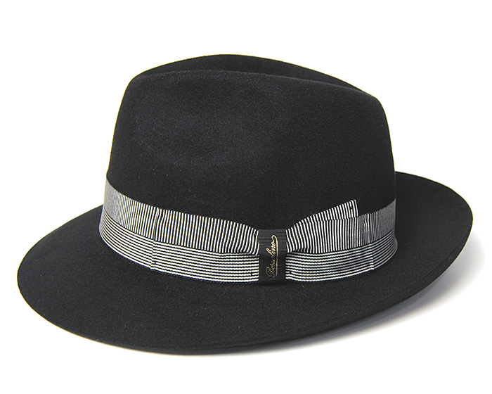 イタリア Borsalino(ボルサリーノ) ファーフェルト中折れ帽 390336
