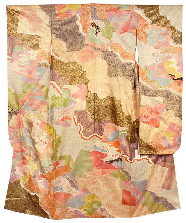 岩田専太郎監修・正絹振袖着物の写真