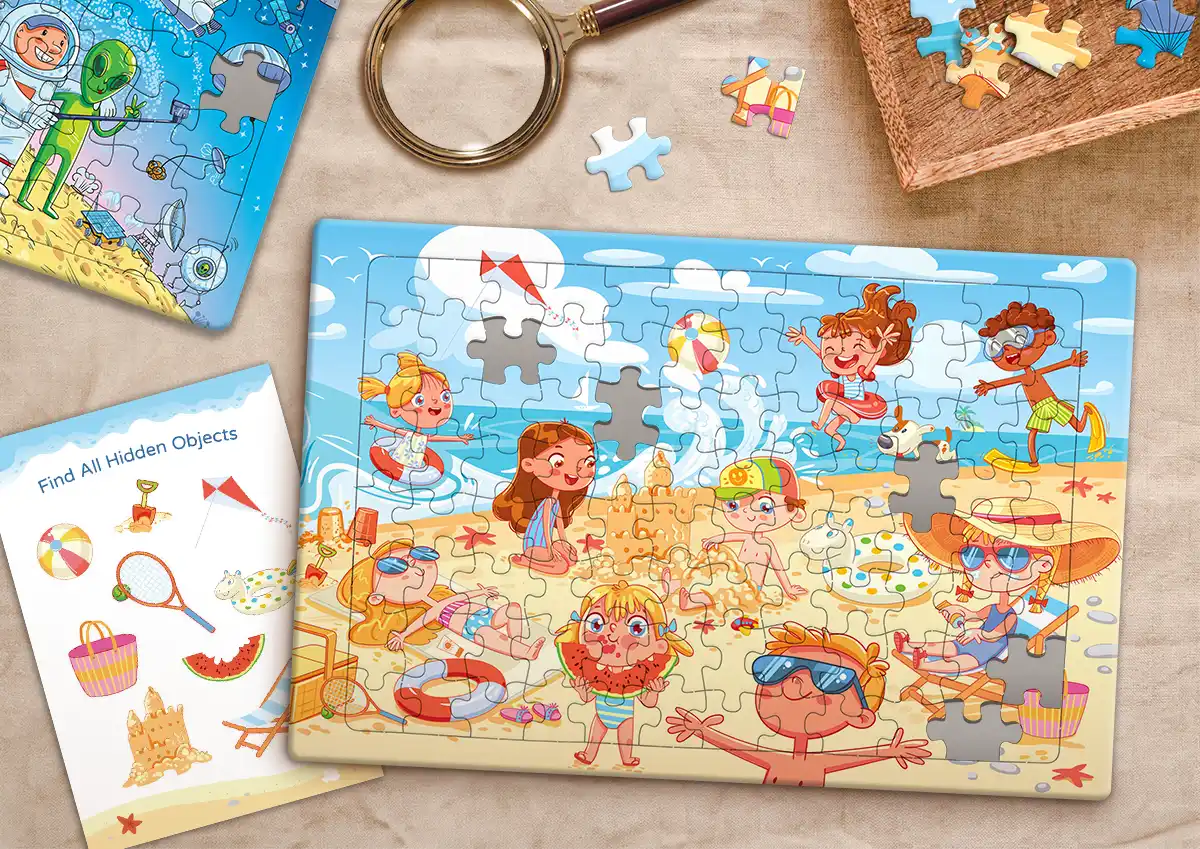 96 ピースの子供用ジグソーパズル – 魅力的で教育的な楽しみ | Kuo Kau