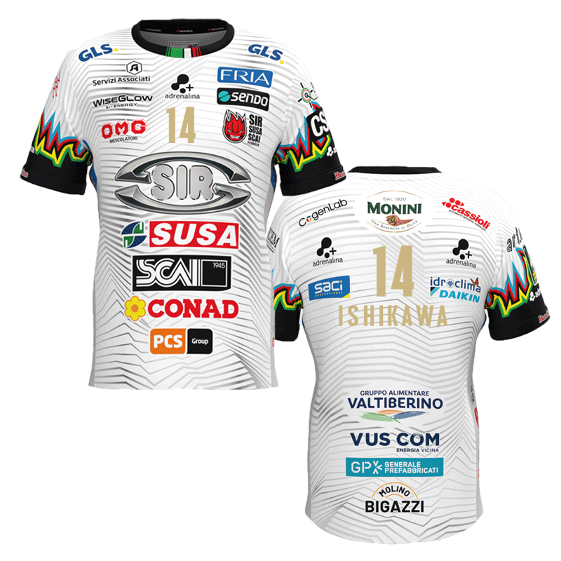 Kitahefu.com｜トップバレーラティーナ石川祐希 試合用ユニフォーム