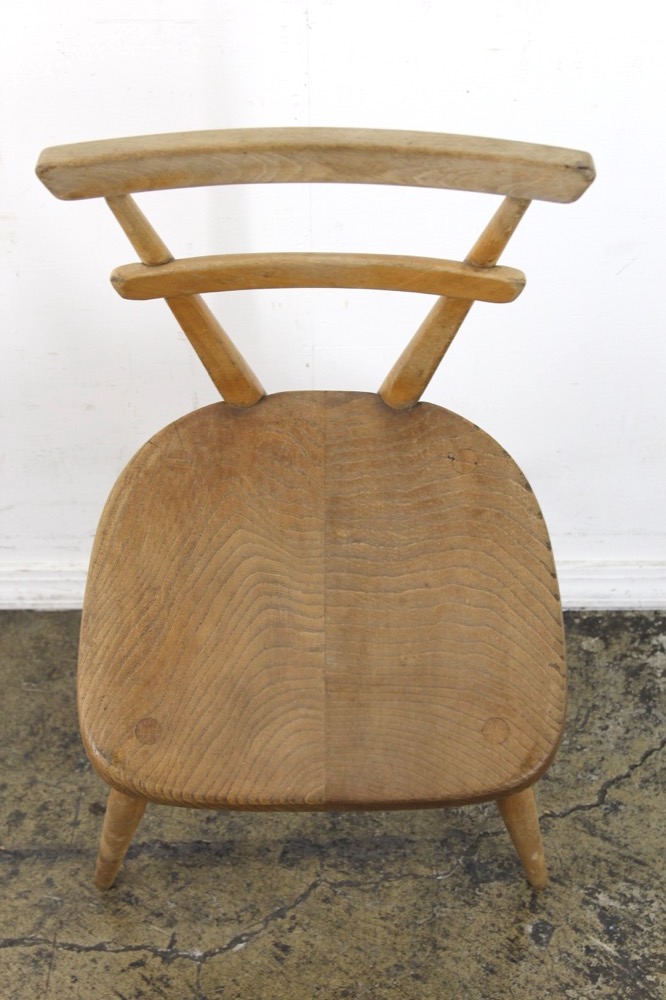 Ercol アーコール スタッキングチェア チャイルドチェア (赤ドット