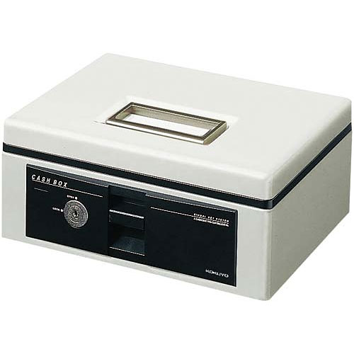 KOKUYO コクヨ 手提げ金庫【A5】＜シリンダー錠＞(紙幣/硬貨一体型