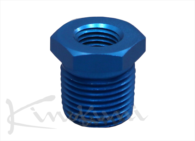 キノクニ ： NPTメス-NPTオス 変換 アダプター NPT3/8外オネジ-NPT1/8