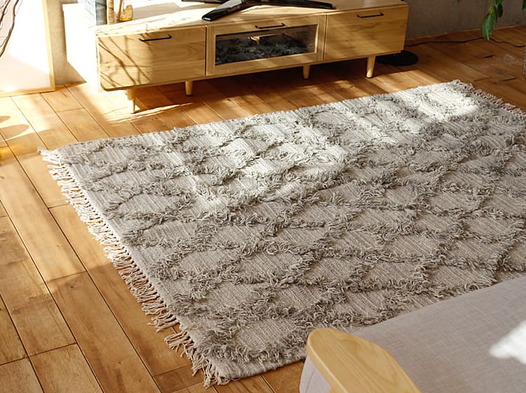 ラグマット WOOL CROSS RUG｜北欧・ヴィンテージインテリア・家具通販