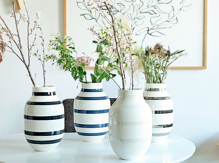 Kahler(ケーラー) オマジオ フラワーベース／高さ31cm｜北欧