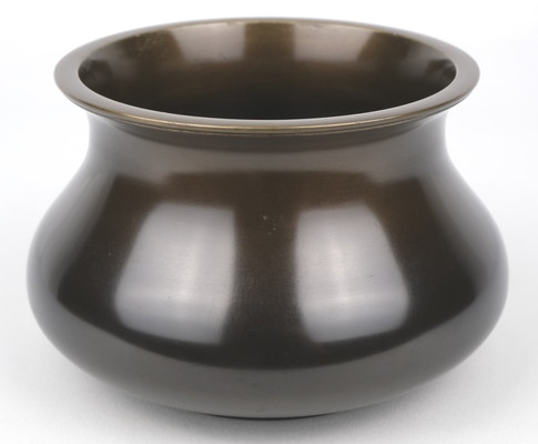 栗山園オンライン通販部 / 【出物】 唐銅利休好写エフゴ建水 一ノ瀬宗辰