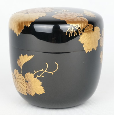 栗山園オンライン通販部 / 【出物】 蔦蒔絵大棗 川端近左 鵬雲斎書付