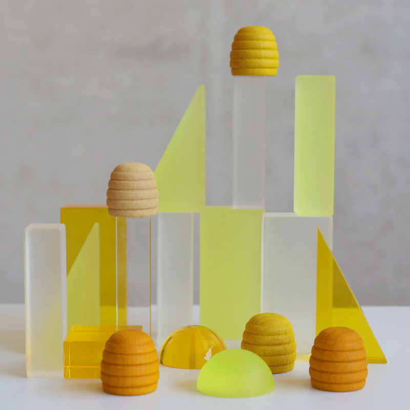 デュシマ 【アクリル積木】：LUXYブロック Lumiブロック | 遊びと