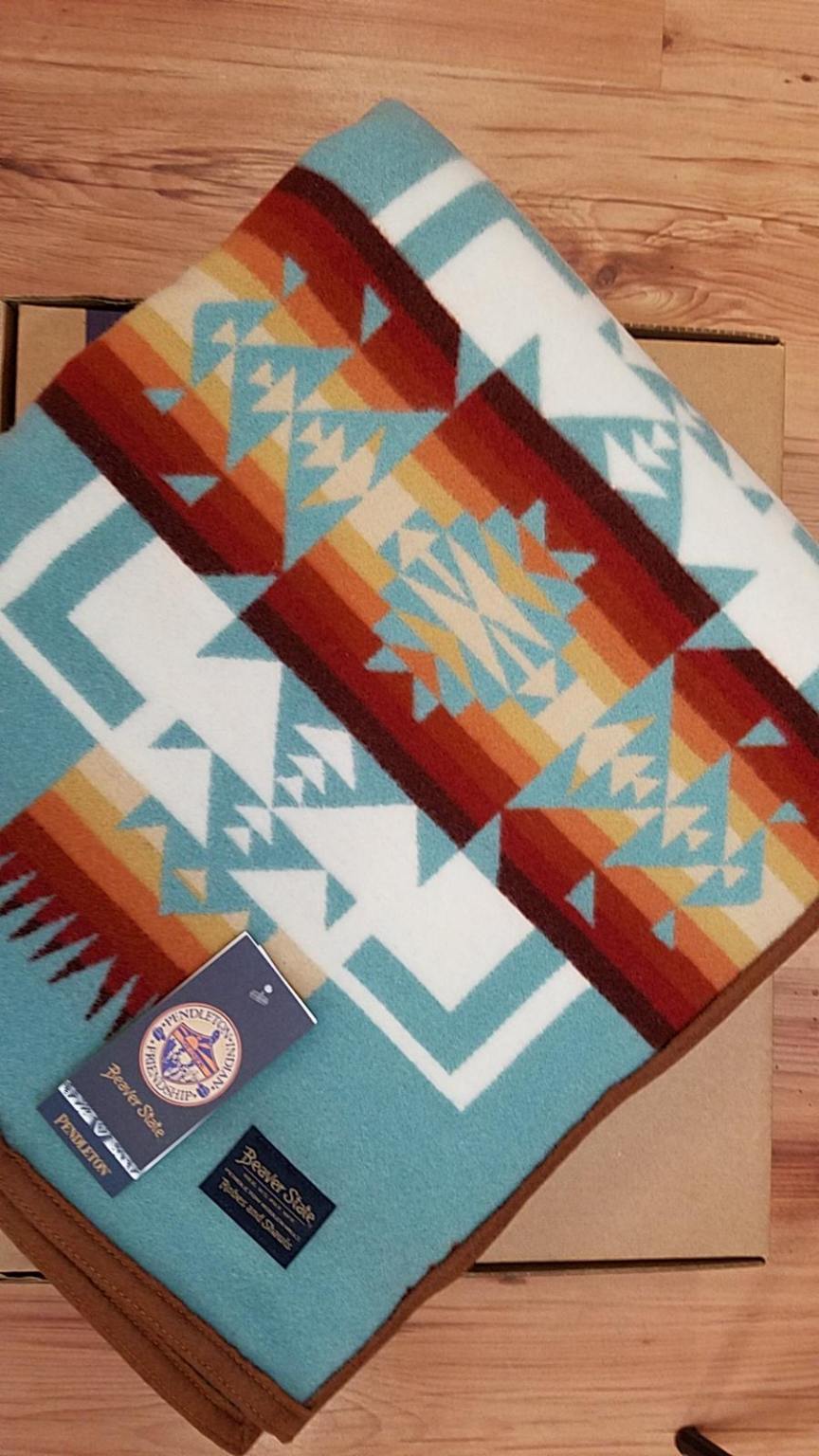 Pendleton® Chief Joseph Blanket, Aqua – Kraffs Clothing