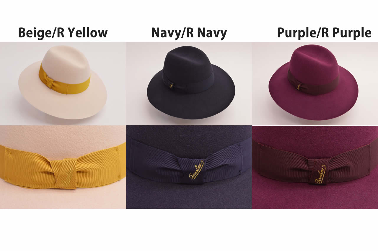 ボルサリーノ レディース アレッサンドリア「Claudette」ファー