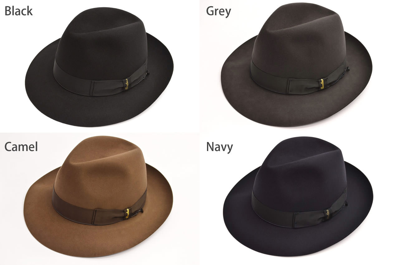 ボルサリーノ ビーバー フェルト ハット 専用化粧箱付き 400001 aw