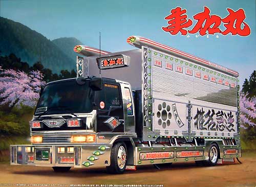 アオシマ 椎名急送 美加丸 (みかまる） 1/32 爆走デコトラ列伝4t・4t