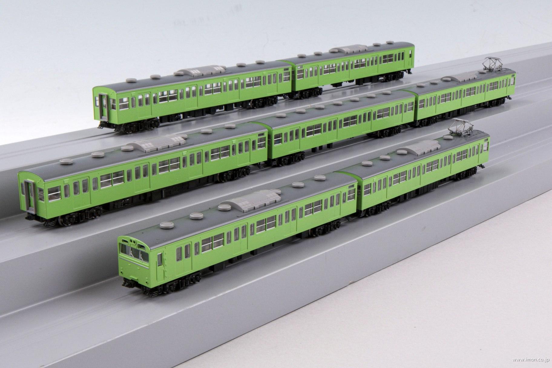 103系（初期型・非冷房車・ウグイス）増結3両 | 鉄道模型店 Models