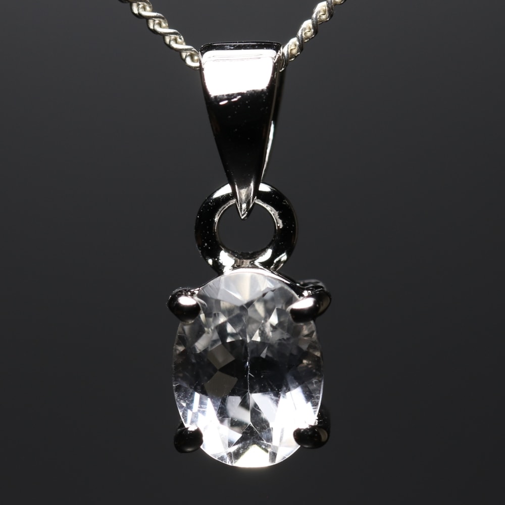 トップクォリティ]宝石質ペタライトペンダントトップ（シルバー925