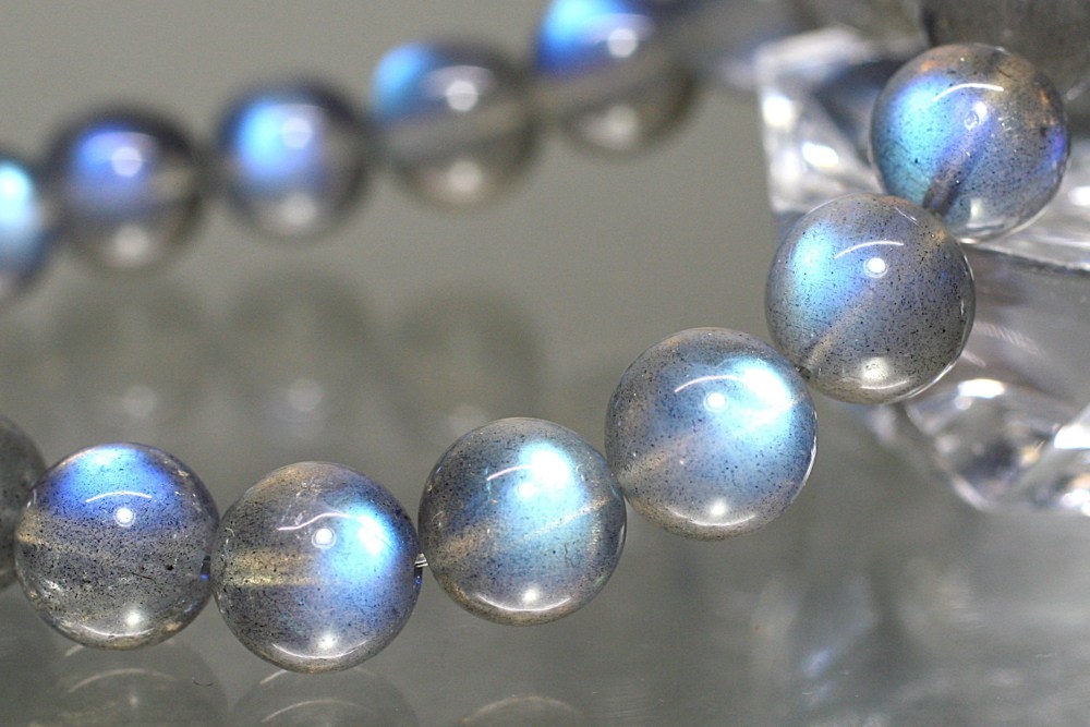 高品質]ラブラドライトブレスレット（約10.5mm玉） - 埼玉県吉川市の