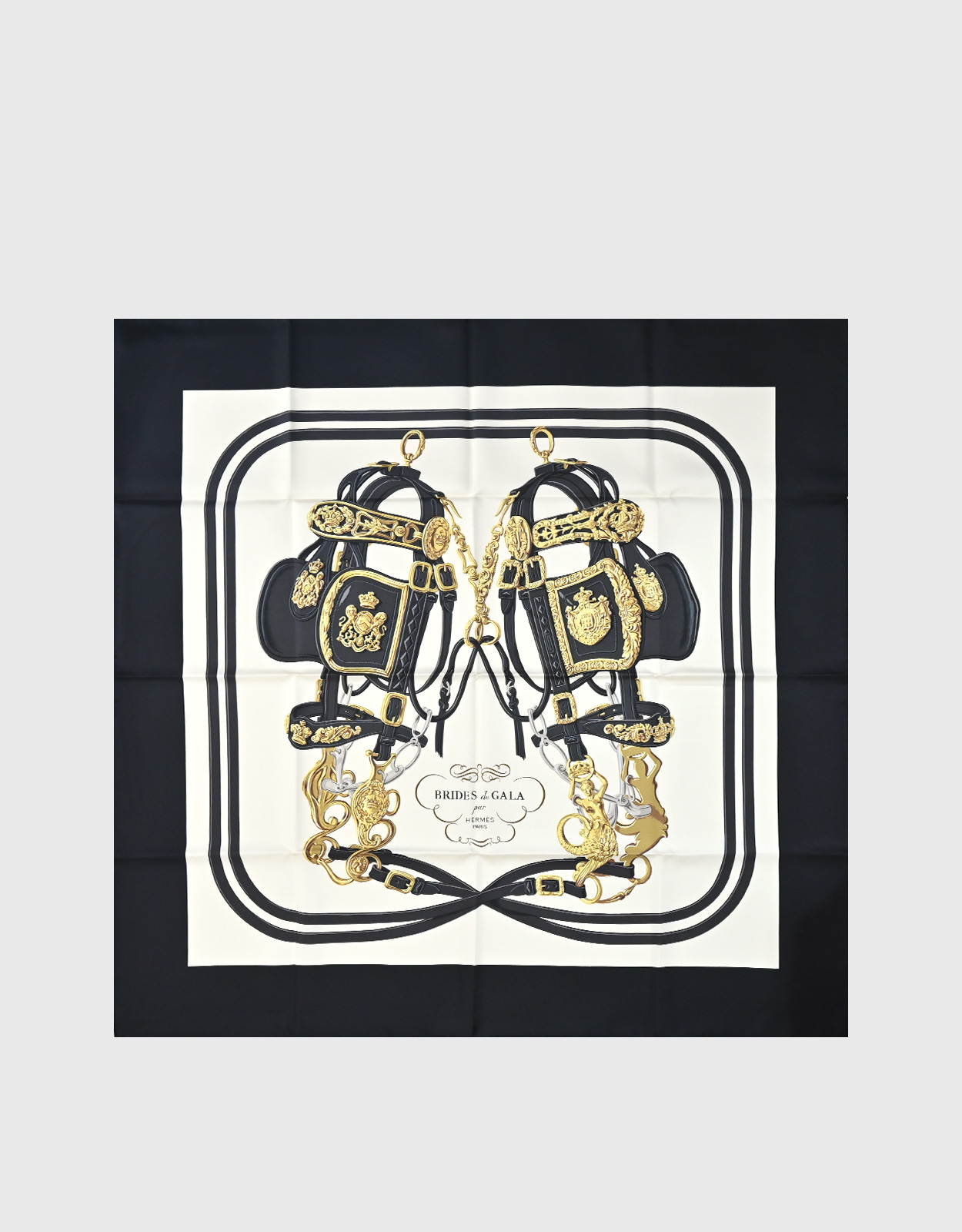 Hermès Hermès Brides De Gala 90 Silk Scarf (Scarves) IFCHIC.COM