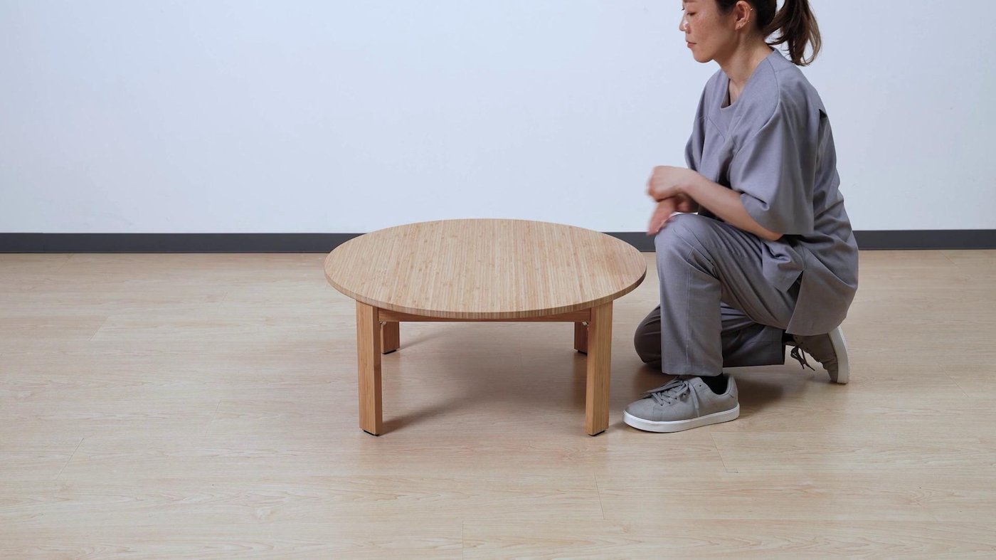 MOXBODA モクスボーダ コーヒーテーブル, 折りたたみ式/竹, 70 cm - IKEA