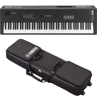 YAMAHA MX88 BK［初心者向け☆キーボード入門セット♪］※配送事項要ご