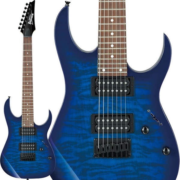 Ibanez GRG7221QA-TBB [7-strings model] ｜イケベ楽器店オンラインストア