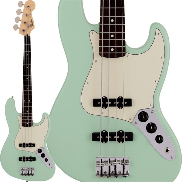 Fender Made in Japan Junior Collection Jazz Bass (Satin Surf Green