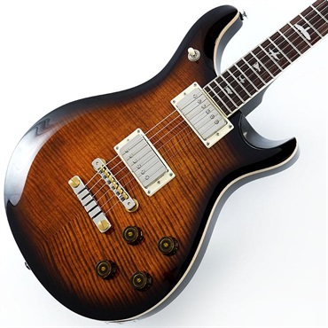 P.R.S. USED 中古 SE Custom 22 Semi-Hollow Quilt (Black Gold
