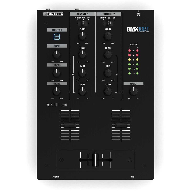 reloop RMX-10 BT 【2ch DJミキサー】(リループ) ｜イケベ楽器店