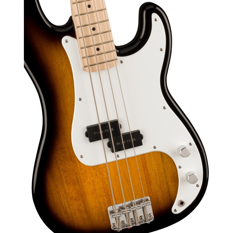 Squier by Fender Sonic Precision Bass (2-Color Sunburst/Maple