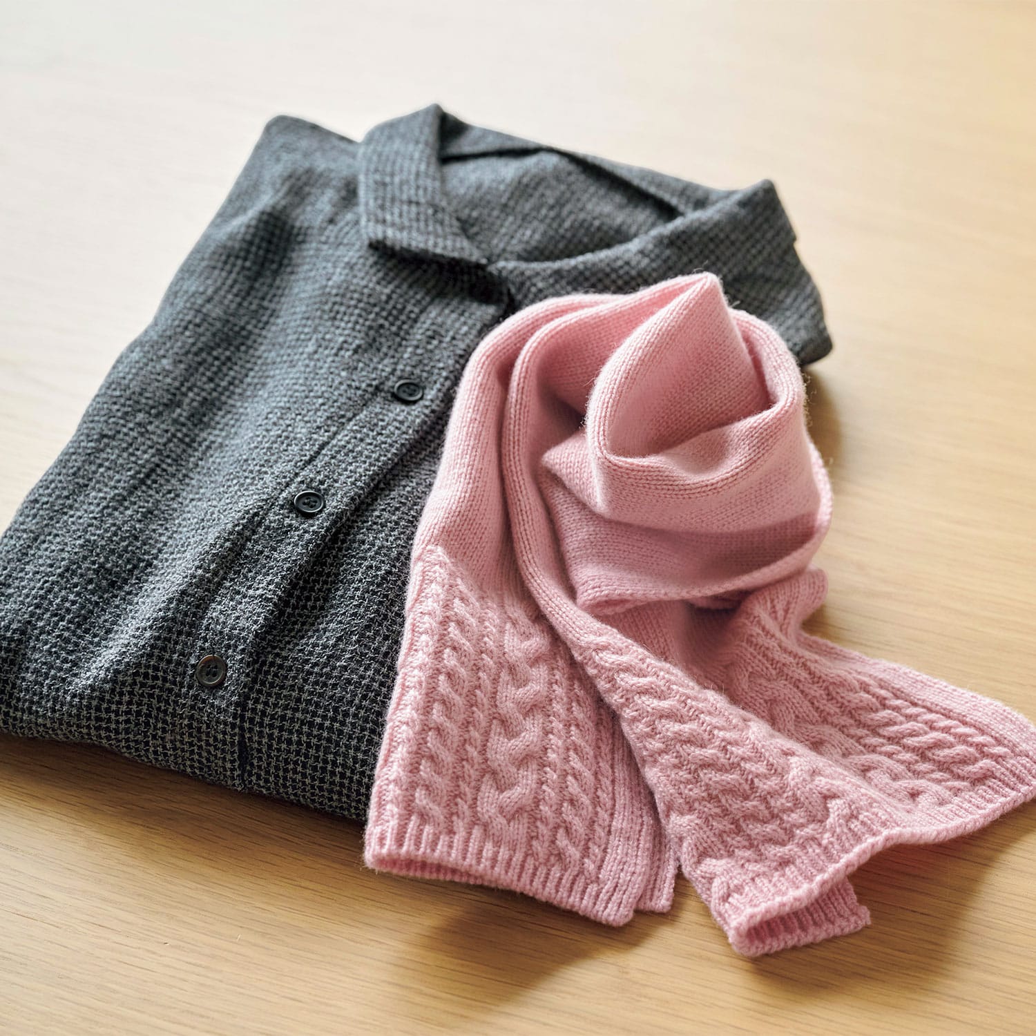 とろけるカシミヤ100％マフラー 『着心地のいい服』通販ショップ