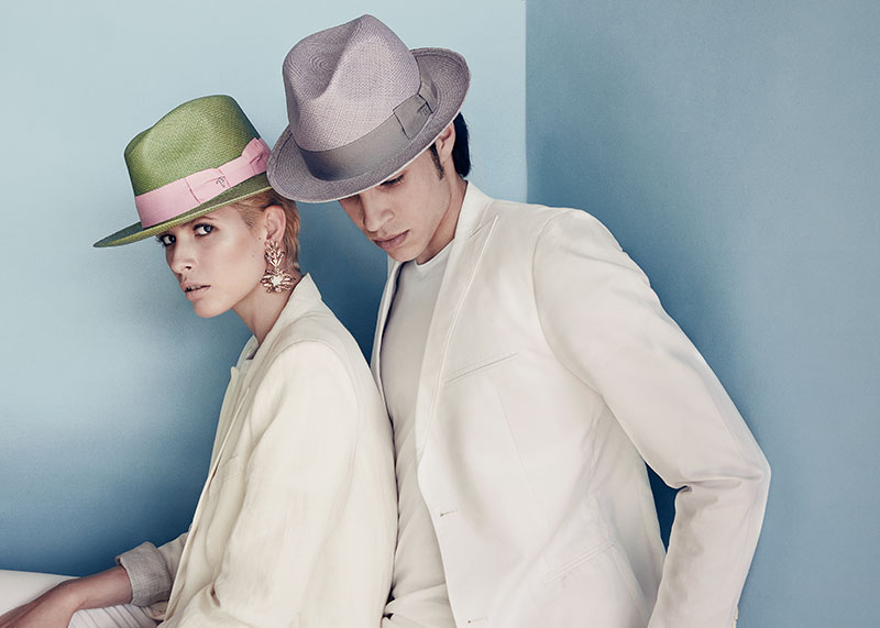 中折れハットのPanizza（パニッツァ）イタリア直輸入高級イタリアンハット