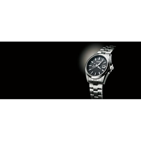 CITIZEN The Citizen AQ1040-53E Eco Drive Black Dial Super Titanium